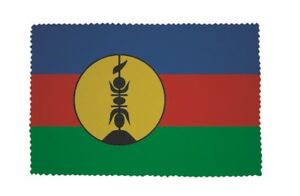  Glasreinigungstuch Brillenputztuch Fahne Flagge Neu Kaledonien