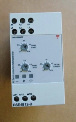 E-LINE CONTROLLER RSE 4812-B AVVIATORE SOFT START CARLO GAVAZZI