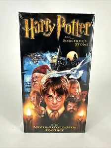 BRAND NEW Harry Potter & The Sorcerer's Stone (VHS; 2001) RARE Sealed Watermarks - Picture 1 of 3