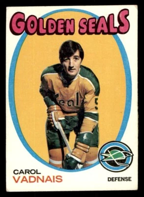 1971 Topps Hockey #46 Carol Vadnais VG - Image 1 of 2