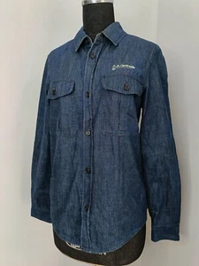 APC A.P.C. Japan ladies indigo denim shirt XS - Picture 1 of 15