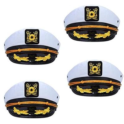 Captain Hat Sailor Hat for Women Boating Captain Hat for Men for Party for Fr... - Image 1 of 4