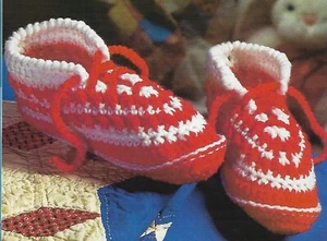 Childs Slippers crochet PATTERN INSTRUCTIONS - Picture 1 of 1