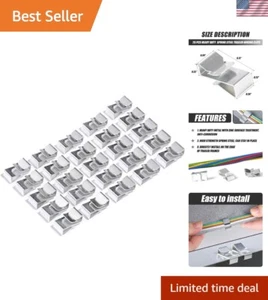 Durable 25PCS Trailer Light Wiring Clips - Zinc-Coated for Corrosion Resistance - Picture 1 of 10