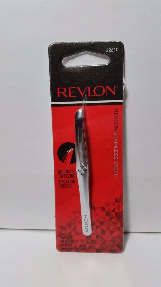 Revlon Multipurpose Precision Hair Removal Tweezer Slant Tip for Men & Women
