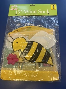 2001 Sun & Shade 45” Windsock Spinner Bee, New - Picture 1 of 6