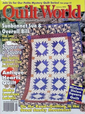 Quilt World Magazine Jan 2002 Union Square Quilt - Image 1 of 4