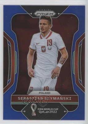2022 Panini Prizm World Cup Qatar Blue /299 Sebastian Szymanski Szymański #171 - Image 1 of 2