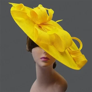Royal Ascot Big Fascinators Hat Women Party Tea Fancy Millinery Cap Elegant - Picture 1 of 21
