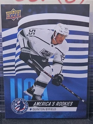 2022 NHCD Quinton Byfield America's Rookies 🚨🚨🚨 Los Angeles Kings  - Image 1 of 2