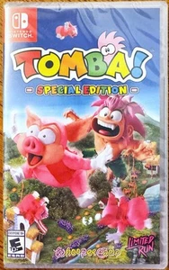 Tomba! (Convention Exclusive Cover) Switch; Brand New & Sealed! Limited Run #245 - Picture 1 of 9