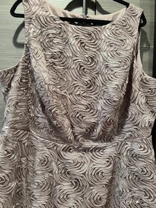 Adrianna Parell women party dress 20W gray/purple with lining - Picture 1 of 3