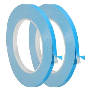 2 Rolls 25mx5mmx0.2mm Thermal Adhesive Tape Double Side Adhesive Thermal Tape - Zdjęcie 1 z 7