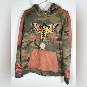 Hudson Outerwear Men’s Size Large Only The Strong Camo Embroidered Hoodie - Picture 1 of 10