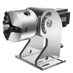 3-jaw Rotary Spindle for Laser Marking Machines High-precision Engraving Tool - Picture 1 of 18