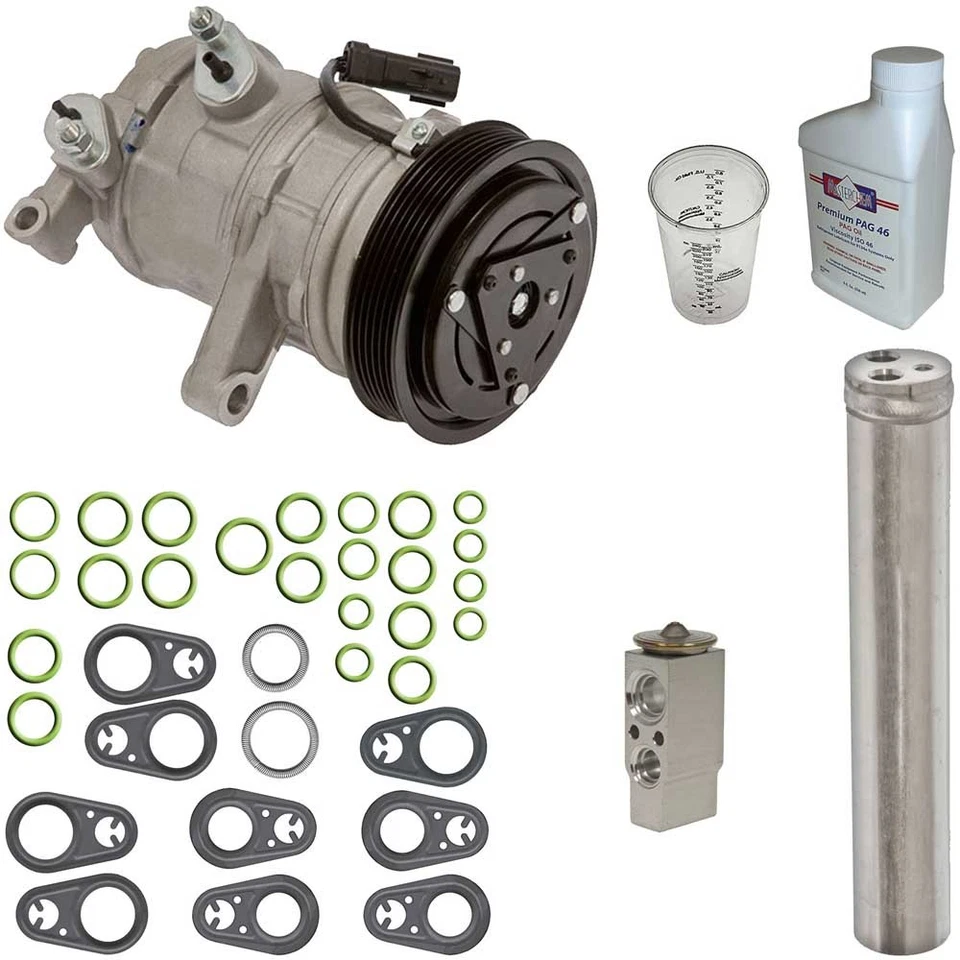 For Jeep Liberty 2008 Omega AC Compressor w/ A/C Repair Kit GAP - Image 1 of 1