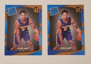 JOSH HART 2017 DONRUSS RATED ROOKIE RC - 2 COUNT !! 2 RC'S 🔥🔥NY KNICKS HOT - Picture 1 of 1