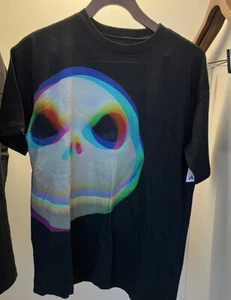 Jack Skellington Disney Tee Black New With Tag Size 3L Disneyland Hong Kong - Picture 1 of 8