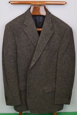 "J. Abrigo deportivo Press Presstige x Magee Irish Donegal Tweed marrón/gris" talla 44R Foto 1 de 4