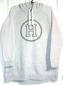 HURLEY MENS SIZE MEDIUM GREY PULLOVER HOODIE WITH POCKETS - Picture 1 of 6