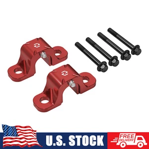 Front Sway Bar Stabilizer Clamp Bracket For Can-Am Maverick X3 Max 2017-2023 Red - Picture 1 of 10