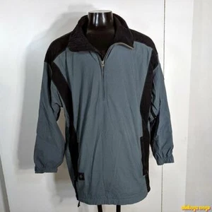 COLUMBIA Nylon Ski Shell JACKET mens Size L Blue/black pullover - Picture 1 of 6