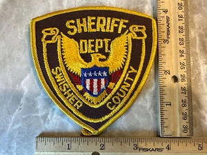 Toppa dipartimento Swisher County Texas Sherrif rara vintage - Foto 1 di 2