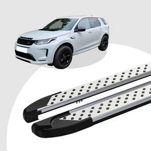Estribos aptos para Land Rover Discovery Sport a partir de 11/2014 ALMO plata ABE - Imagen 1 de 8
