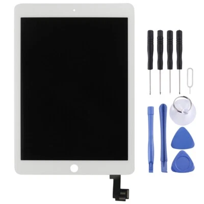 OEM LCD Screen for iPad Air 2 / iPad 6 with Digitizer Full Assembly (White) - Image 1 of 4