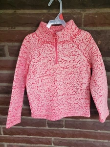 Bobbie Brooks  Size Small 6x  Fleece Quarter-Zip, Pink - Picture 1 of 5
