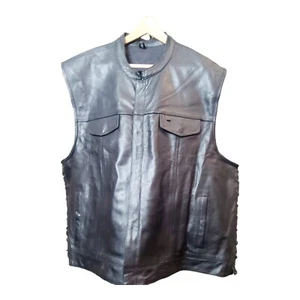 Chaleco de motocicleta para hombre Milwaukee Leather Performance Apparel negro 7XL - Imagen 1 de 17