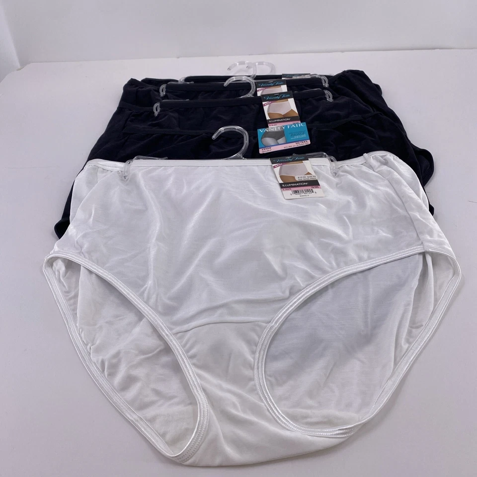 Vanity Fair 13109 Body Shine Illumination Brief Panty 10 Star White