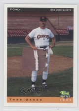 1993 Classic Best San Jose Giants Todd Oakes #28