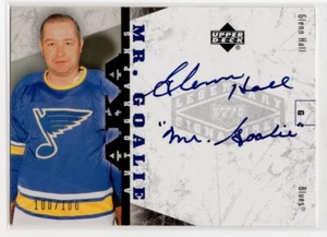 2004 2004-05 UD Legendary Signatures también conocido como automático #AKAHA G.Hall Mr.Goalie 100/100 - Imagen 1 de 2