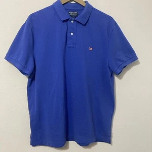 Camisa Polo Ralph Lauren De Colección Para Hombre Grande Azul Manga Corta Logo Bandera de EE. UU. - Imagen 1 de 6