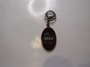 WILLYS JEEP VINTAGE LOGO 1930's 1940's 1950's LOGO KEYCHAIN KEYRING RED CHROME - Picture 1 of 2