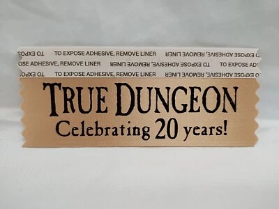 True Dungeon Celebrating 20 Years! Promotional Badge Sticker - Image 1 of 4