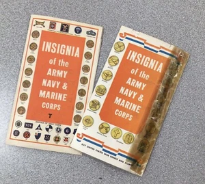 Insignia of the Army, Navy & Marine Corps  2 brochures - World War II - Picture 1 of 5