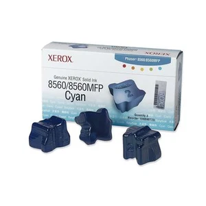 XEROX 108R00723 Solid Ink Cyan Phaser 8560 8560MFP 3400 Pages 3 Pack NEW NEU BOX - Afbeelding 1 van 1