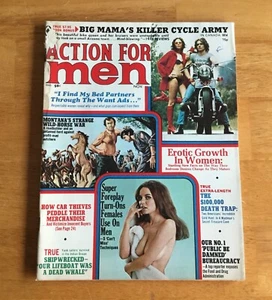 Action For Men Magazin November 1973 Pulp Fiction Krieg Action Abenteuer - Bild 1 von 2