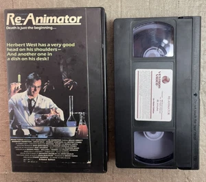 Re-Animator VHS Tape Movie 1986 Vestron Video Horror RARE - Picture 1 of 10
