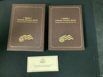 2009 US Mint Lincoln Coin & Chronicles Set Proof Silver Dollar with OGP & COA - Image 1 of 4
