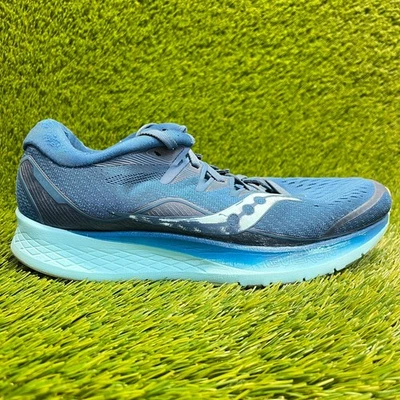 Saucony Ride ISO 2 Mujer Talla 10.5 Azul Atlético Correr Caminar Zapatos Tenis Foto 1 de 4