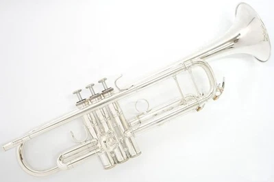 Tromba YAMAHA YTR-8335US II in ottone giallo placcato argento usata con custo... - Immagine 1 di 4