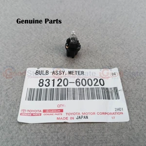 Genuine LandCruiser 105 100 Series Dash Globe Bulb w Socket 12V 1.4W - Picture 1 of 2