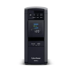 1000VA Sinewave UPS System 10 Outlets AVR Mini-Tower Black 600W - Picture 1 of 9
