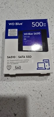 WD 500GB WD Blue SA510 SATA Internal Solid State Drive SSD WDS500G3B0A - Image 1 of 3