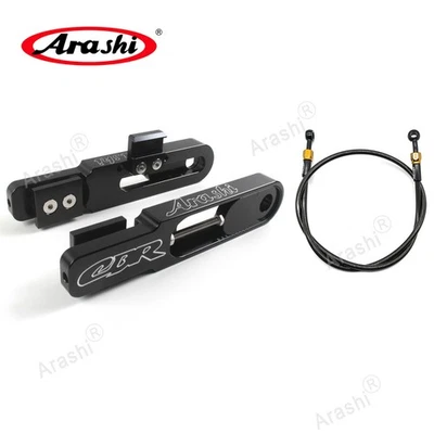 Kit de marco de extensión de basculante Arashi y manguera de freno para Honda CBR600RR 2013-2017 Foto 1 de 4