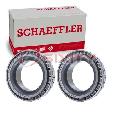 2 rodamientos de rueda interior delanteros Schaeffler para Ford Falcon 1963-1965 2,4 L GW Foto 1 de 4