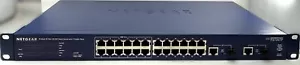 NetgGear - FS726TP - ProSafe 24-portowy inteligentny przełącznik 10/100 - Zdjęcie 1 z 2